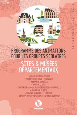 SITES & MUS&Eacute;ES D&Eacute;PARTEMENTAUX - PROGRAMME DES ANIMATIONS POUR LES GROUPES SCOLAIRES - Abbaye de Jumi&egrave;ges
