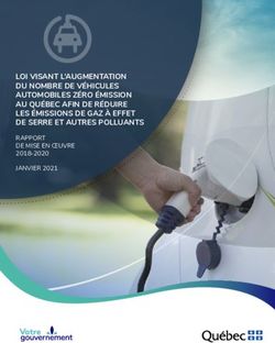 LOI VISANT L'AUGMENTATION DU NOMBRE DE V&Eacute;HICULES AUTOMOBILES Z&Eacute;RO &Eacute;MISSION AU QU&Eacute;BEC AFIN DE R&Eacute;DUIRE LES &Eacute;MISSIONS DE GAZ &Agrave; EFFET DE SERRE ET ...