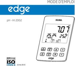 MODE D'EMPLOI pH - HI 2002 - Zaegel