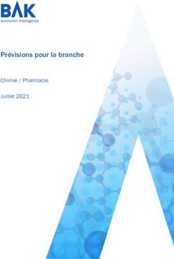 Pr&eacute;visions pour la branche - Chimie / Pharmacie Juillet 2021 - Employ&eacute;s Suisse
