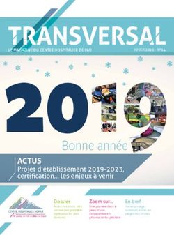 ACTUS Projet d'établissement 2019-2023, certifi cation... les enjeux à venir
