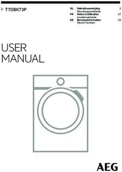 USER MANUAL T7DBK73P FR DE - NL Gebruiksaanwijzing - Electrolux