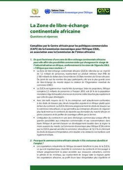La Zone de libre-échange continentale africaine - Tralac