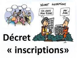 D&eacute;cret " inscriptions" - Athen&eacute;e Royal Alfred Verwee