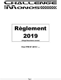 R&egrave;glement 2019 Visa FFM N 2019 (Vingt Deuxi&egrave;me ann&eacute;e) - Challenge des Monos