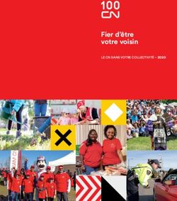 Fier d'être votre voisin - LE CN DANS VOTRE COLLECTIVITÉ 2020 - CN100