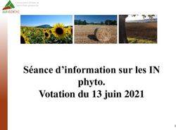 S&eacute;ance d'information sur les IN phyto. Votation du 13 juin 2021