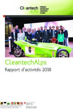 CleantechAlps Rapport d'activités 2018
