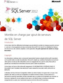 Montée en charge par ajout de serveurs de SQL Server