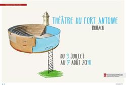 Théâtre du Fort AntoinE - Du 3 juillet au 7 août 2018 Monaco - Theatre Fort Antoine - Monaco