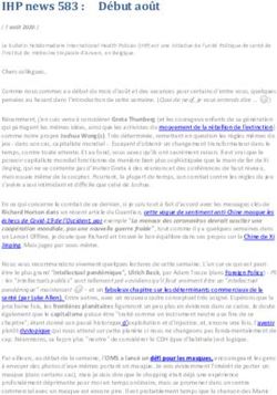 IHPNEWS583: D&Eacute;BUTAO&Ucirc;T - INTERNATIONAL HEALTH POLICIES
