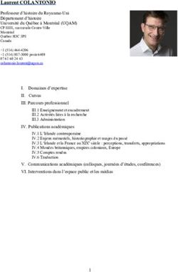 Laurent COLANTONIO - UQAM