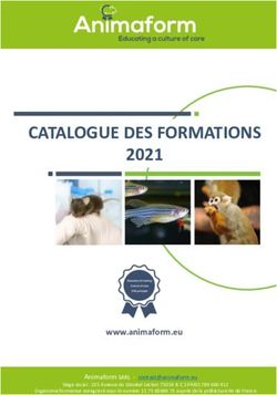 CATALOGUE DES FORMATIONS 2021 - www.animaform.eu