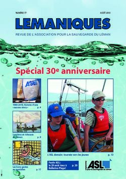 Spécial 30e anniversaire - Association pour la Sauvegarde ...