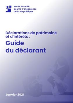Guide du d&eacute;clarant D&eacute;clarations de patrimoine et d'int&eacute;r&ecirc;ts : Janvier 2021