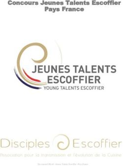 Concours Jeunes Talents Escoffier Pays France
