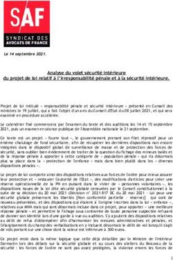 Analyse du volet s&eacute;curit&eacute; int&eacute;rieure - du projet de loi relatif &agrave; l'irresponsabilit&eacute; p&eacute;nale et &agrave; la s&eacute;curit&eacute; int&eacute;rieure.