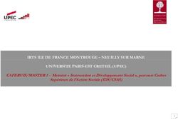 IRTS ILE DE FRANCE MONTROUGE - NEUILLY SUR MARNE UNIVERSITE PARIS-EST CRETEIL (UPEC) - CAFERUIS/MASTER 1 - Mention " Intervention et D&eacute;veloppement ...