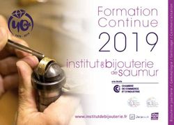 2019 Formation Continue - www.institutdebijouterie.freee.fr - Institut de Bijouterie de Saumur