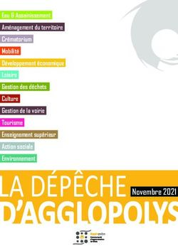 D'AGGLOPOLYS LA D&Eacute;P&Ecirc;CHE Novembre 2021 - Eau & Assainissement Am&eacute;nagement du territoire - Onzain