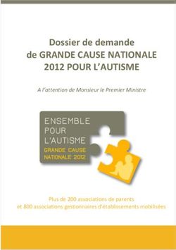 De GRANDE CAUSE NATIONALE 2012 POUR L'AUTISME