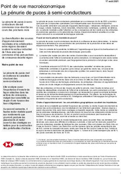 La p&eacute;nurie de puces &agrave; semi-conducteurs - Point de vue macro&eacute;conomique - HSBC Canada