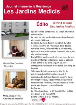 Les Jardins Medicis Journal interne de la R&eacute;sidence