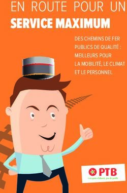 En routE pour un service maximum - Des chemins De fer publics De qualité : meilleurs pour la mobilité, le climat et le personnel - PTB