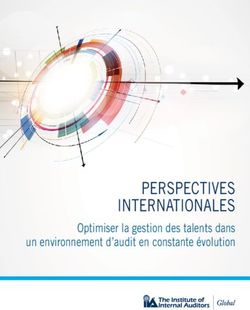 PERSPECTIVES INTERNATIONALES - Optimiser la gestion des talents dans un environnement d'audit en constante &eacute;volution - IIA