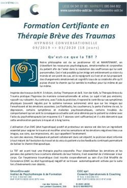 Formation Certifiante en Thérapie Brève des Traumas - Savoir ...