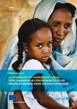 LA DYNAMIQUE DU CHANGEMENT SOCIAL VERS L'ABANDON DE L'EXCISION/MUTILATION G&Eacute;NITALE F&Eacute;MININE DANS CINQ PAYS AFRICAINS - INSIGHT INNOCENTI UNION ...