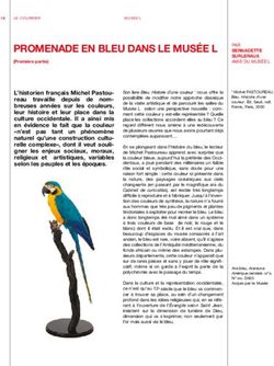 PROMENADE EN BLEU DANS LE MUSÉE L