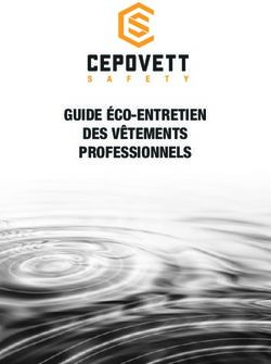 Guide Éco-entretien des vêtements professionnels - CEPOVETT SAFETY
