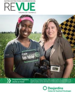 NOTRE DISTINCTION COOPÉRATIVE EN VUEVolume 10 / numéro 1 - Desjardins