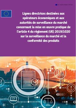 Lignes directrices destinées aux opérateurs économiques et aux autorités de surveillance du marché concernant la mise en oeuvre pratique de ...