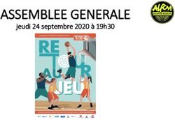 ASSEMBLEE GENERALE jeudi 24 septembre 2020 à 19h30 - Quomodo