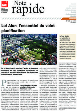 Noterapide Loi Alur : l'essentiel du volet planification