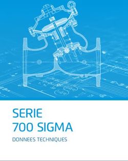 SERIE 700 SIGMA DONNEES TECHNIQUES - Bermad