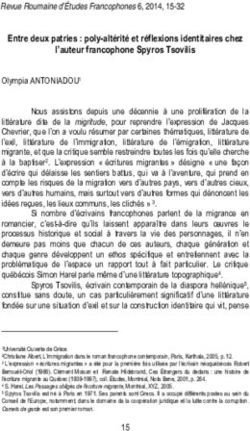 Entre deux patries : poly-alt&eacute;rit&eacute; et r&eacute;flexions identitaires chez l'auteur francophone Spyros Tsovilis