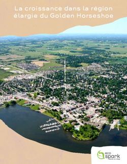 La croissance dans la r&eacute;gion &eacute;largie du Golden Horseshoe - EcoSpark