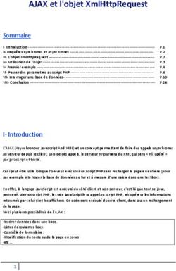 AJAX et l'objet XmlHttpRequest