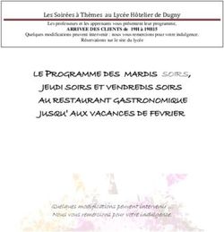 LE PROGRAMME DES MARDIS SOIRS, JEUDI SOIRS ET VENDREDIS SOIRS AU RESTAURANT GASTRONOMIQUE JUSQU' AUX VACANCES DE FEVRIER