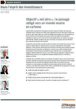Dans l'esprit des investisseurs - Avril 2021 - J.P. Morgan Asset Management