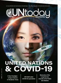 COVID 19 UNITED NATIONS - UN Today