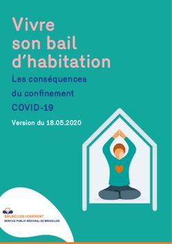 Vivre son bail d'habitation - Les cons&eacute;quences du confinement COVID-19 Version du 18.05.2020