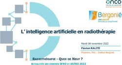 L' intelligence artificielle en radiothérapie - RADIOTHÉRAPIE - QUOI DE NEUF ? Flavien RALITE
