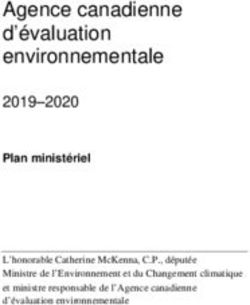 Agence canadienne d'évaluation environnementale - 2019-2020 Plan ministériel - Canada.ca