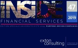 2019 47numéro FINANCIAL SERVICES - Exton Consulting en