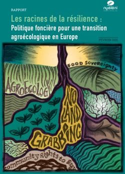 Les racines de la résilience : Politique foncière pour une transition agroécologique en Europe - Transnational Institute