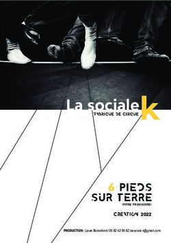 La sociale k - 6 pIEDS SUR TERRE - Artcena